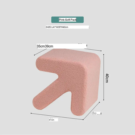 ABOUT WHITE Yamaguchi Charming Minimalist Plastic Stool from ABOUT WHITE