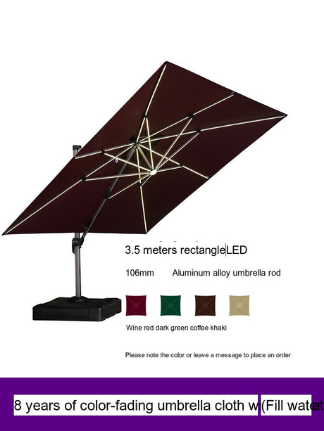 ZIYE Lirien Street Umbrella Solar Powered Villa from ZIYE