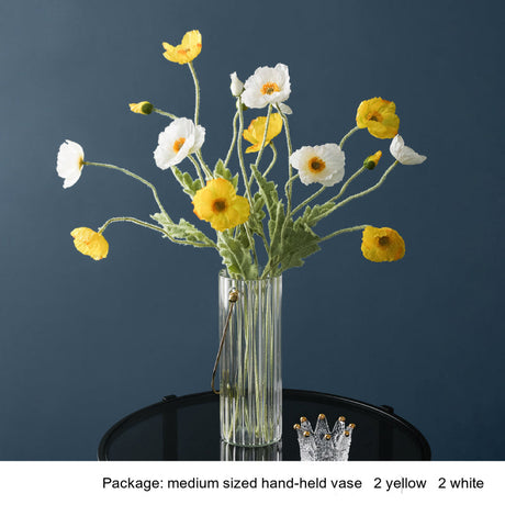 LIVETAI Serafina Lifelike Silk Camellia Flower Arrangement Decor from LIVETAI