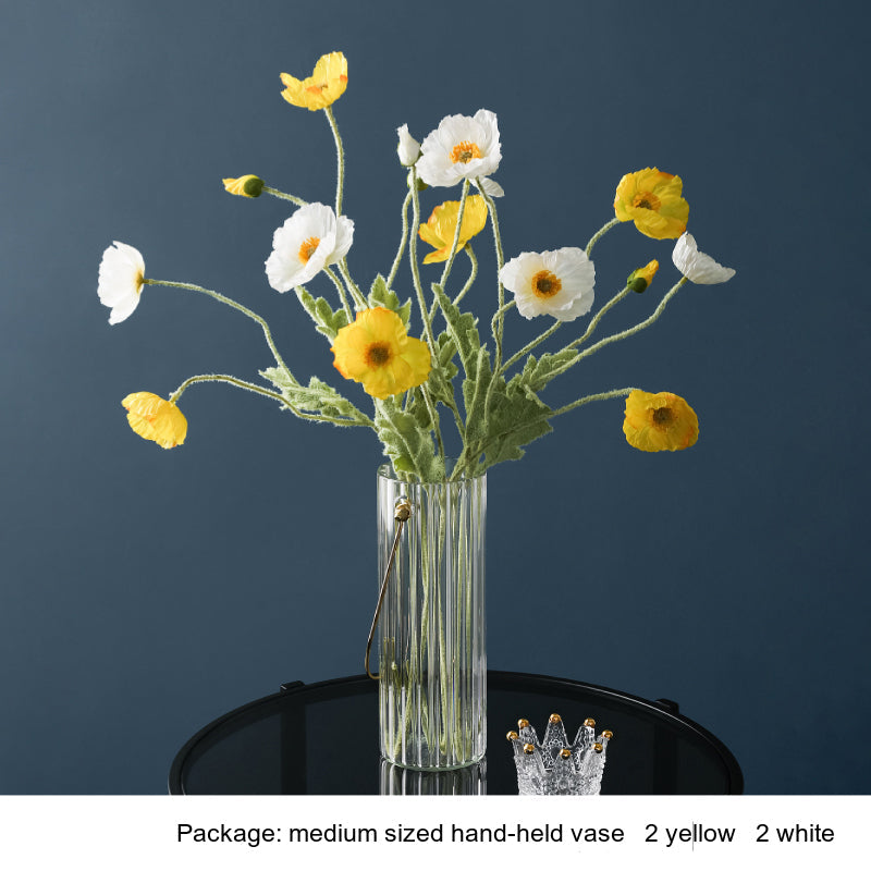 LIVETAI Serafina Lifelike Silk Camellia Flower Arrangement Decor from LIVETAI