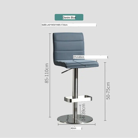 ABOUT WHITE Elysium Chic Stylish High Stool from ABOUT WHITE