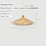 BOJI Yuzuki Elegant Woven Ceiling Lamp - Chinese Style Living Room Light. from BOJI