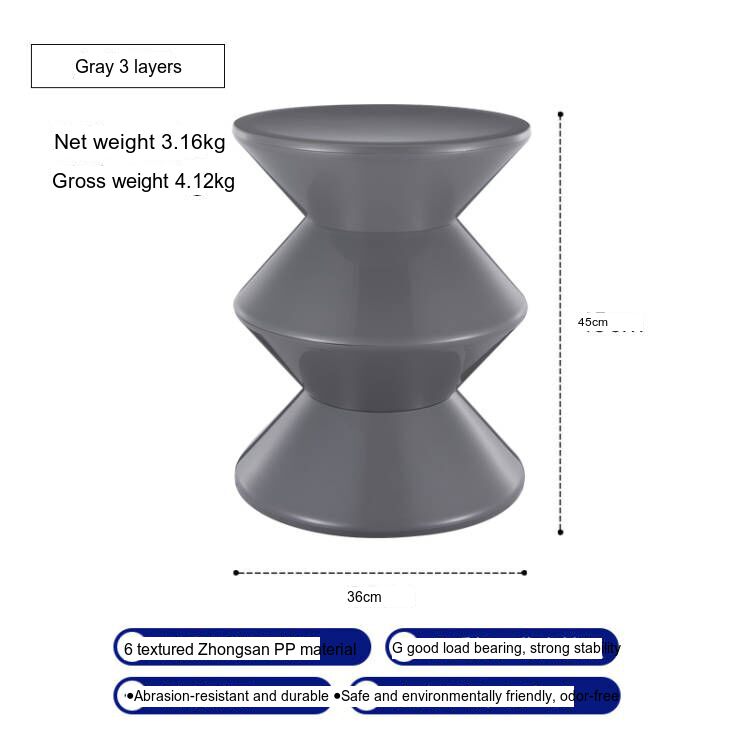 NIYE Ashtoria Chic Hourglass Design Small Stool from NIYE