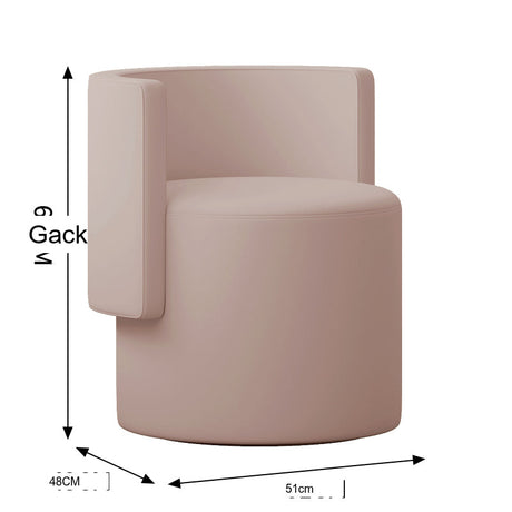 FANMINGDI Zephyrine Elegant Rotating Makeup Stool from FANMINGDI