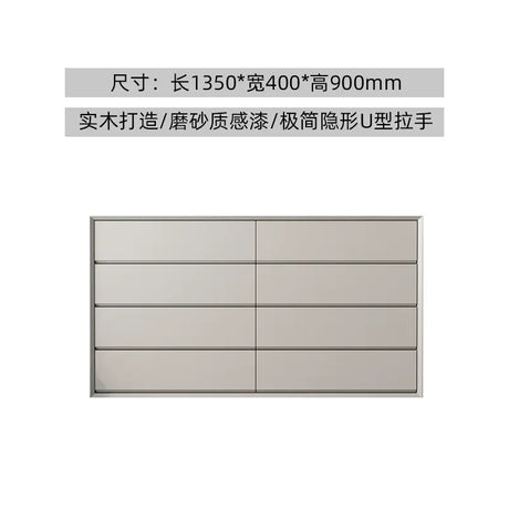 LINYUE Silas Italian Minimalist Eight-Drawer Storage Unit from LINYUE