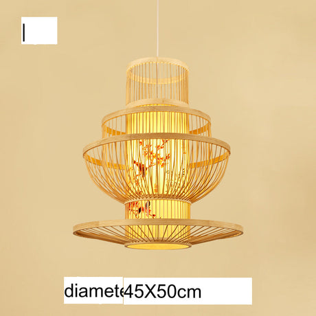 BOJI Chengyu Artistic Ambient Light Chinese Ceiling Lamp from BOJI
