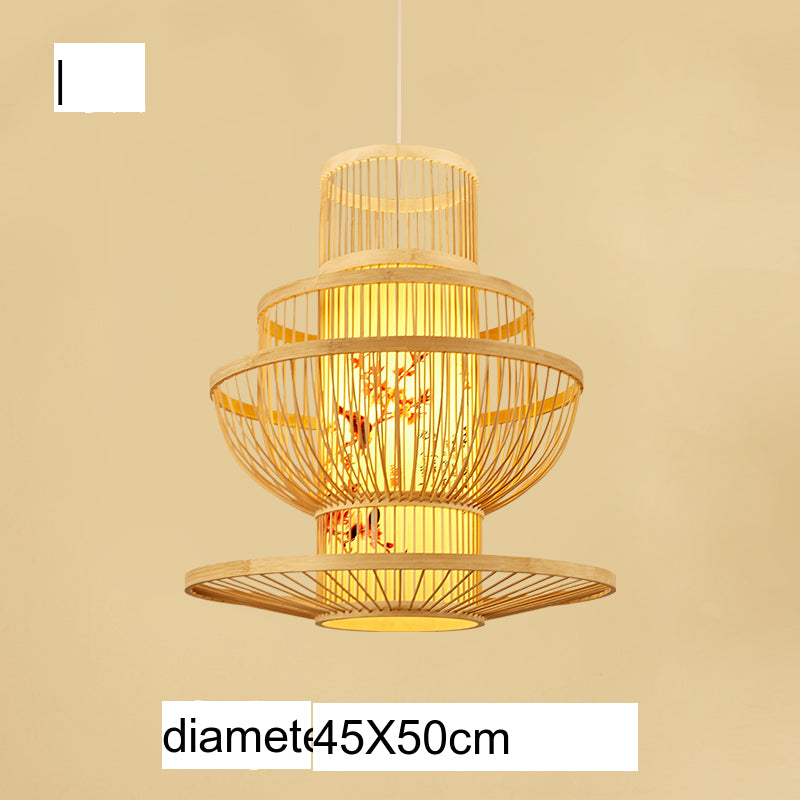 BOJI Chengyu Artistic Ambient Light Chinese Ceiling Lamp from BOJI