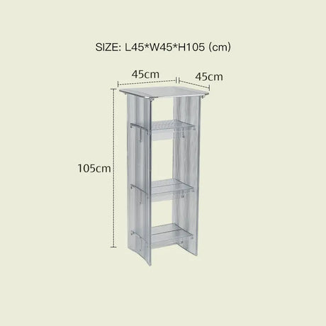 LAZYSPACE Chloe Acrylic Storage Desk from LAZYSPACE