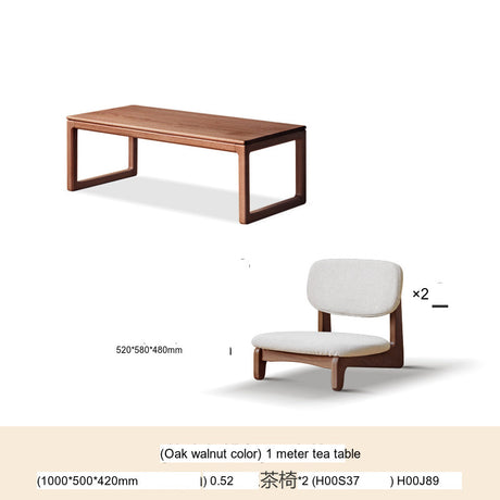 GENJI Harukaze Elegant Solid Wood Tea Table from GENJI