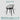 ABOUT WHITE Isolde Sleek Transparent Modern Makeup Chair from ABOUT WHITE