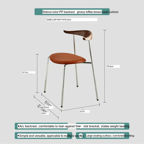 ABOUT WHITE Sapphira Elegant Retro Solid Wood Dining Chair from ABOUT WHITE