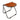 NIYE Montgomery Sleek Transparent Folding Stool from NIYE