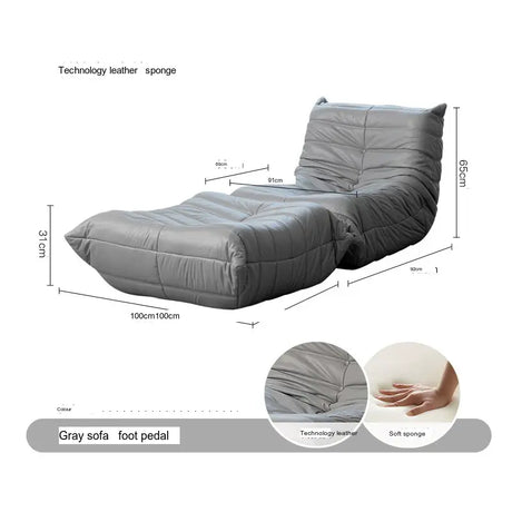 ABOUT WHITE Zephyra Elegant Leisure Sofa Bed from ABOUT WHITE