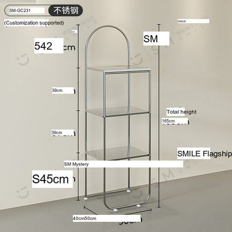 SM Henry Stainless Steel Clothing Hanger Stand from SM