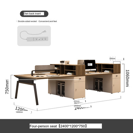 MUTINI LUCAS Sleek Modern Office Desk Set from MUTINI
