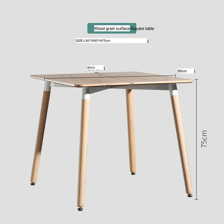 ABOUT WHITE Jisoo Elegant Solid Wood Reception Table from ABOUT WHITE