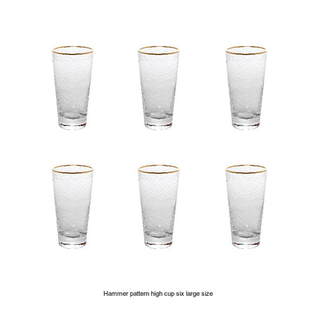 LIVETAI Adriano Elegant Golden Border Glass Cup from LIVETAI