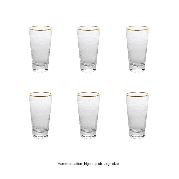 LIVETAI Adriano Elegant Golden Border Glass Cup from LIVETAI