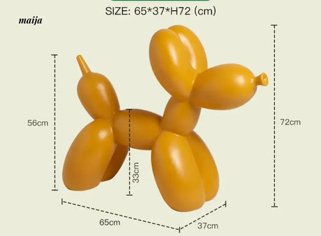 LAZYSPACE Violet Balloon Dog Stool from LAZYSPACE