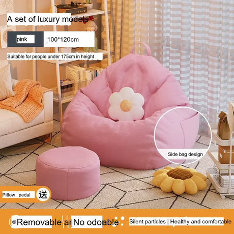 LEDONG Kintaro Plush Versatile Bean Bag Chair from LEDONG