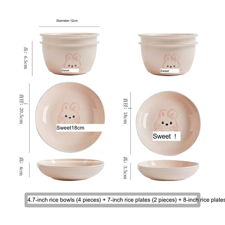 MOSE Cute High-Quality Tableware Set from MOSE