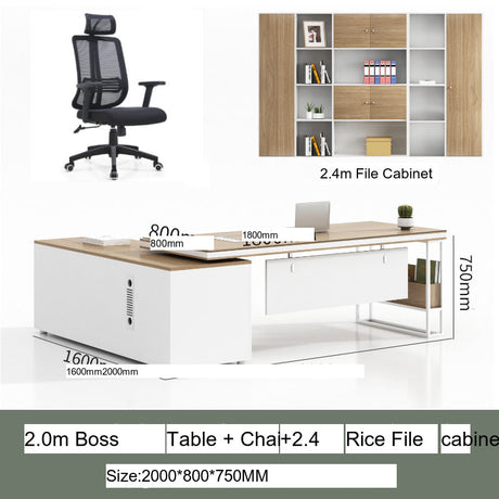 MUTINI Oliver Sleek Modern Desk & Chair Combo from MUTINI