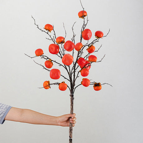JUHAN Thalassa Lush Decorative Simulation Persimmon Branches from JUHAN