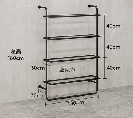 SM Vivian Stainless Steel Shoes and Clothing Stand from SM
