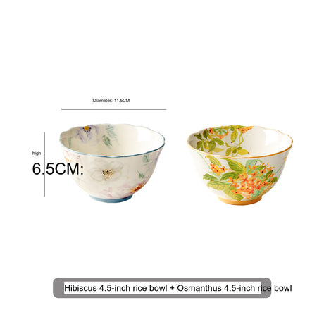 MOSE Twelve Flower Rice Bowl from MOSE