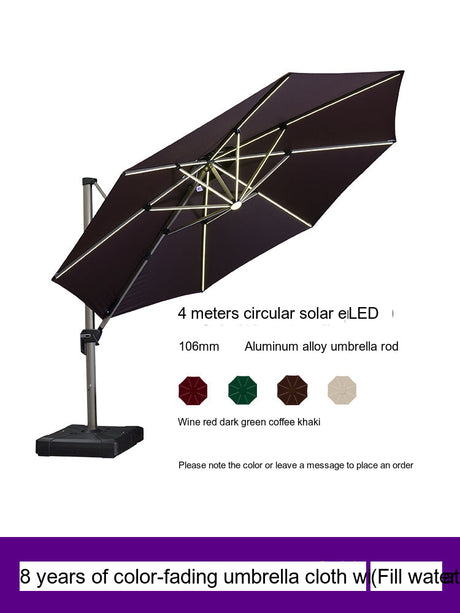 ZIYE Lirien Street Umbrella Solar Powered Villa from ZIYE