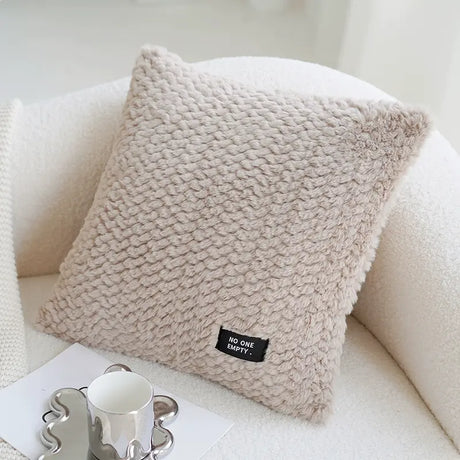 YOULI Beatrice Creamy Soft Beige Sofa Pillow from YOULI
