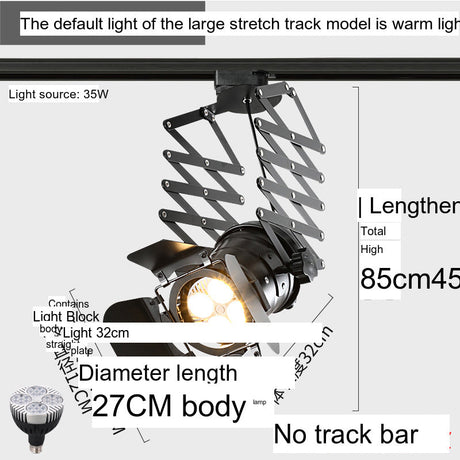 MODENG Spotlight Industrial Retro Ceiling Bar Light from MODENG