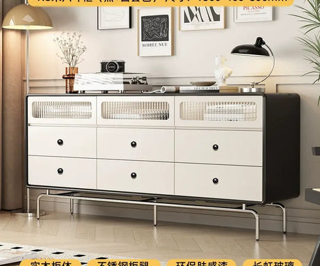 LINYUE Juliette French Multi-Drawer Bed End Cabinet from LINYUE