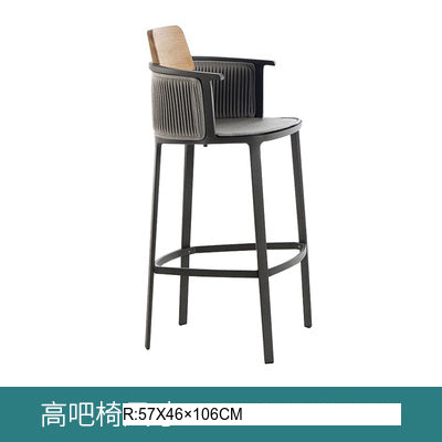 OMONO Marisol Stylish Rattan High Stool from OMONO