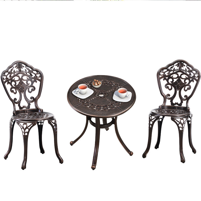 ZIYE Fujiko Elegant Wrought Iron 3-Piece Coffee Table Set from ZIYE