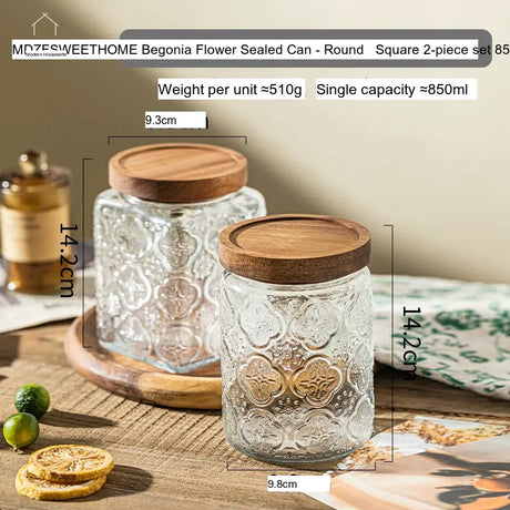 MH Zephyra Elegant Airtight Storage Jar from MH