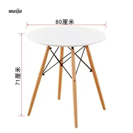 MIKA Nordic Minimalist Round Dining Table from MIKA