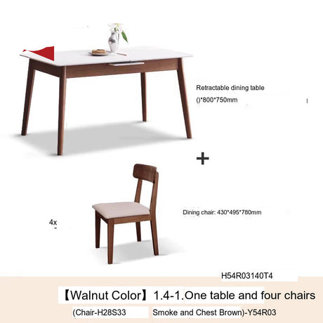 GENJI Hiroshi Solid Wood Folding Dining Table from GENJI