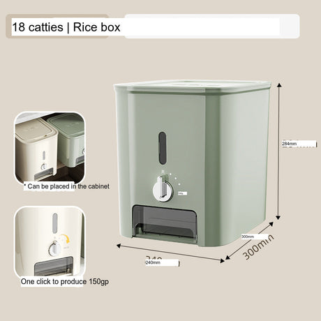 BOER Akihiko Insect-Proof Moisture-Sealing Rice Tank from BOER
