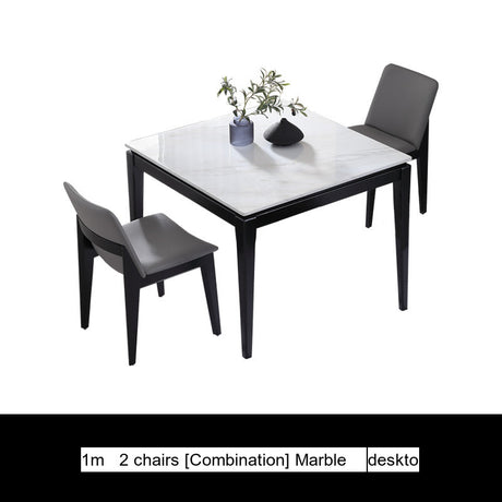 OROMA Isolde Elegant Square Marble Dining Table from OROMA