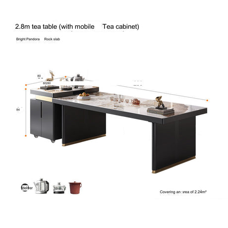 QUANMU Santiago Elegant Modern Tea Table Set from QUANMU