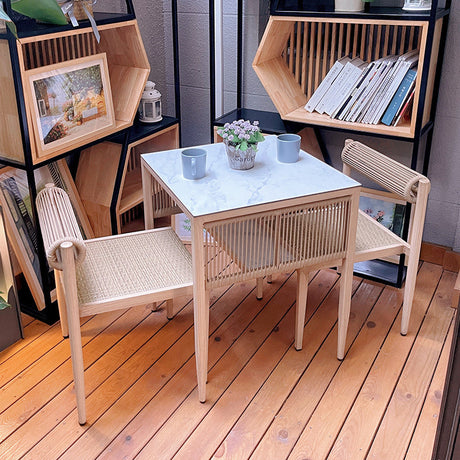 ZIYE Aravind Elegant Compact Balcony Tea Table Set from ZIYE