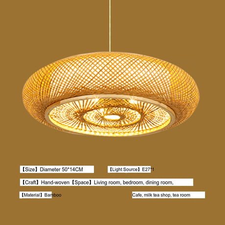 BOJI Azura Artisan Woven Ceiling Lamp from BOJI