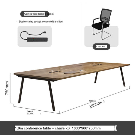 MUTINI Santiago Sleek Modern Conference Table Set from MUTINI