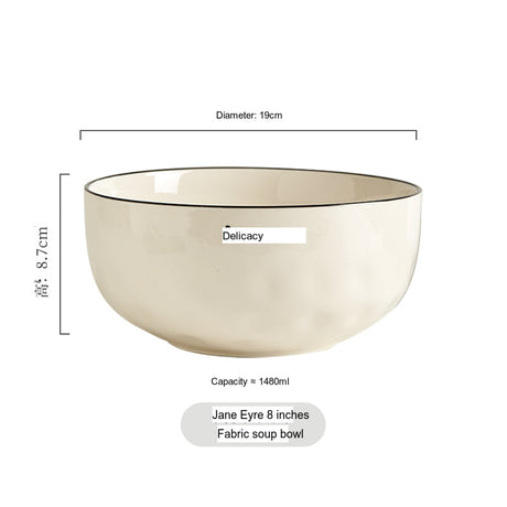 MOSE White Circle Dinner Plate Set from MOSE