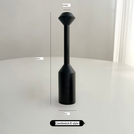 LIVETAI Seraphina Vintage Elegant Solid Wood Candlestick. from LIVETAI