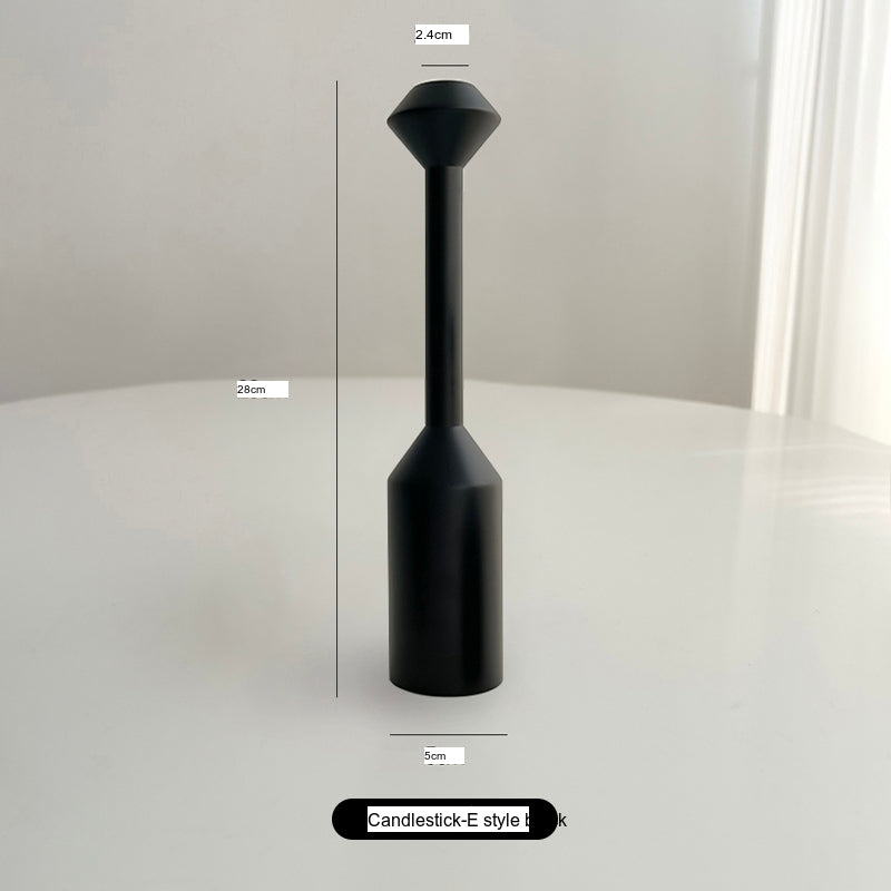 LIVETAI Seraphina Vintage Elegant Solid Wood Candlestick. from LIVETAI