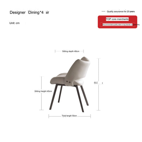 QUANMU Santiago Elegant Rock Plate Cream Style Luxury Dining Table from QUANMU