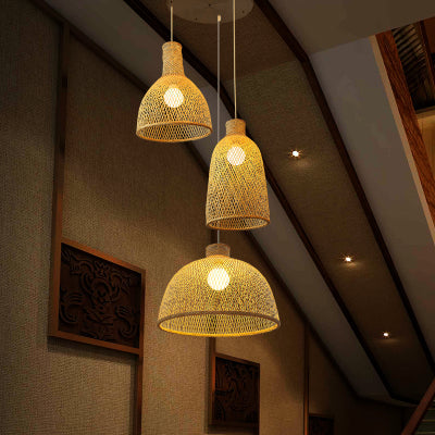 BOJI Isadora Elegant Woven Ceiling Lamp - Chinese Style from BOJI