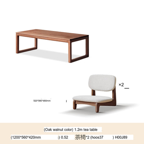 GENJI Harukaze Elegant Solid Wood Tea Table from GENJI